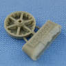 Комплект колес для Messerschmitt Bf 109E-4, E-7. Масштаб 1:32
