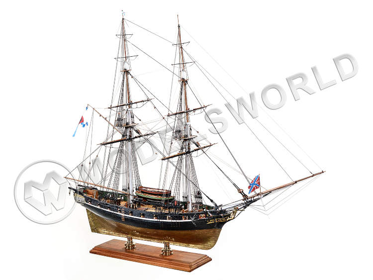 Набор для постройки модели брига МЕРКУРИЙ. Масштаб 1:72 - фото 1