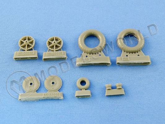 Комплект колес для Messerschmitt Bf 109F-2, G-2. Масштаб 1:32