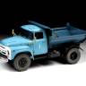 Склеиваемая пластиковая модель Самосвал ММЗ-555 на ЗИЛ-130. Масштаб 1:43