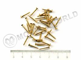 Шуруп, латунь, 12 мм, 10 шт