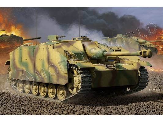 Склеиваемая пластиковая модель Немецкая САУ StuG.III Ausf.G Late Production (2 in 1). Масштаб 1:16