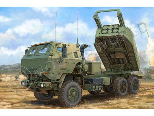 Склеиваемая пластиковая модель Американская РСЗО M142 HIMARS + МАСКИ. Масштаб 1:35