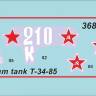 Склеиваемая пластиковая модель Советский средний танк Т-34/85, А.С. Булгаков. Серия Герои Победы. Масштаб 1:35