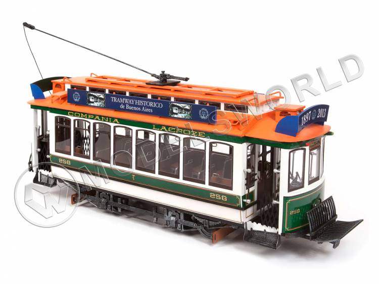 Набор для постройки модели трамвая BUENOS AIRES. Масштаб 1:24 Набор для постройки модели трамвая BUENOS AIRES. Масштаб 1:24 - фото 1