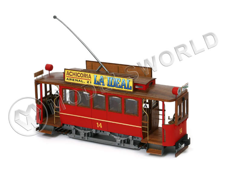 Набор для постройки модели трамвая CIBELES. Масштаб 1:24 - фото 1