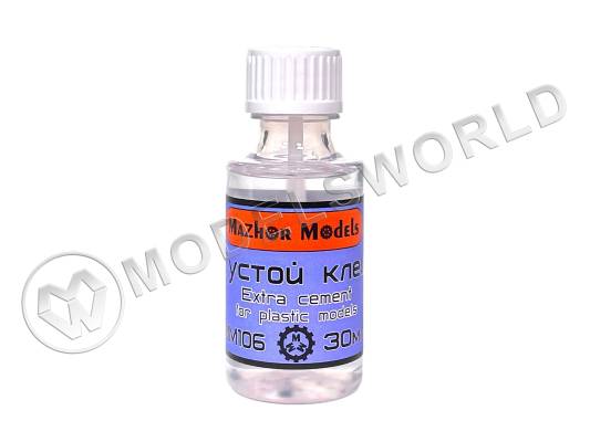 Клей модельный Mazhor Models густой (Plastic cement strong), 30 мл