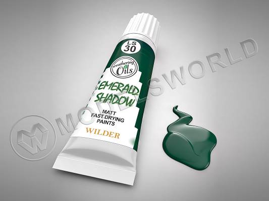 Масляная краска затененный изумрудный, 20 мл