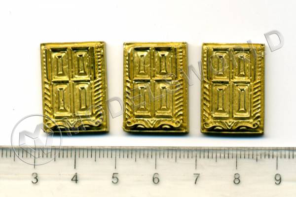 Декоративный элемент, дверь, 20 мм, металл 1 шт.