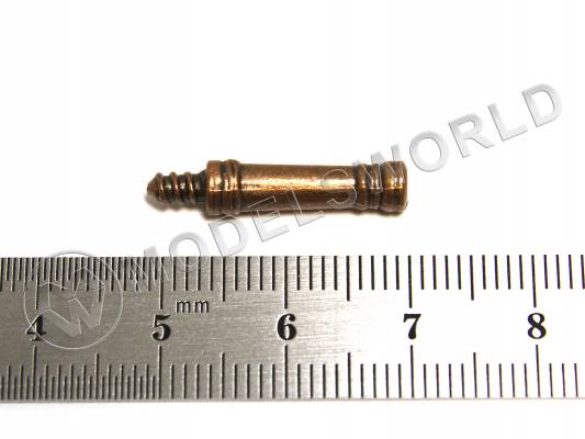 Макет пушки, под бронзу, 17 мм, 2 шт