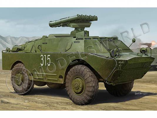 Склеиваемая пластиковая модель бронемашины  Russian 9P148 konkurs. Масштаб 1:35