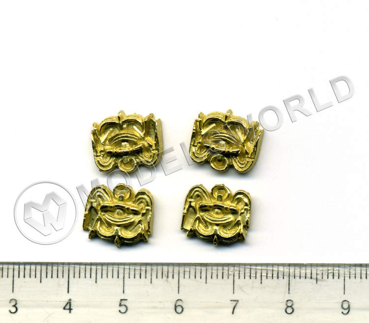 Декоративный элемент, 10 мм, металл 1 шт. Декоративный элемент, 10 мм, металл 1 шт. - фото 1