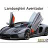Склеиваемая пластиковая модель автомобиль Lamborghini Aventador LP700-4 '11. Масштаб 1:24