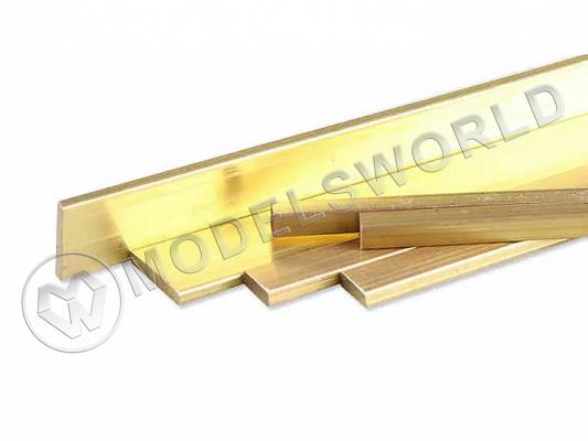 Полоска латунная 50х0.8 мм, 1 шт