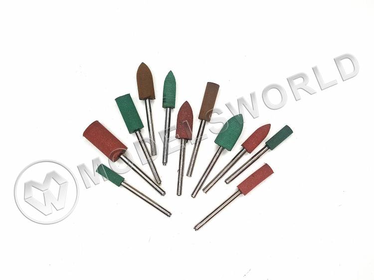 Полировальные резиновые головки в ассортименте (1 шт) - фото 1