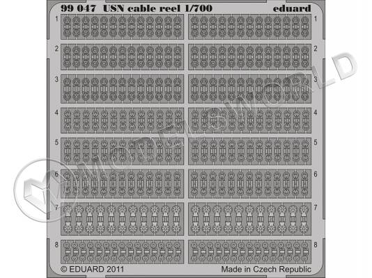 Фототравление USN брашпили. Масштаб 1:700