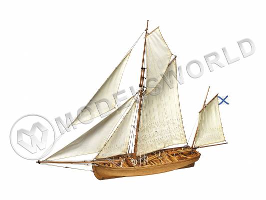 Набор для постройки модели Баркас корабля "12 АПОСТОЛОВ". Масштаб 1:48