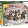 Советский 82-мм миномёт с расчётом 1941-1943 (зима). Масштаб 1:72