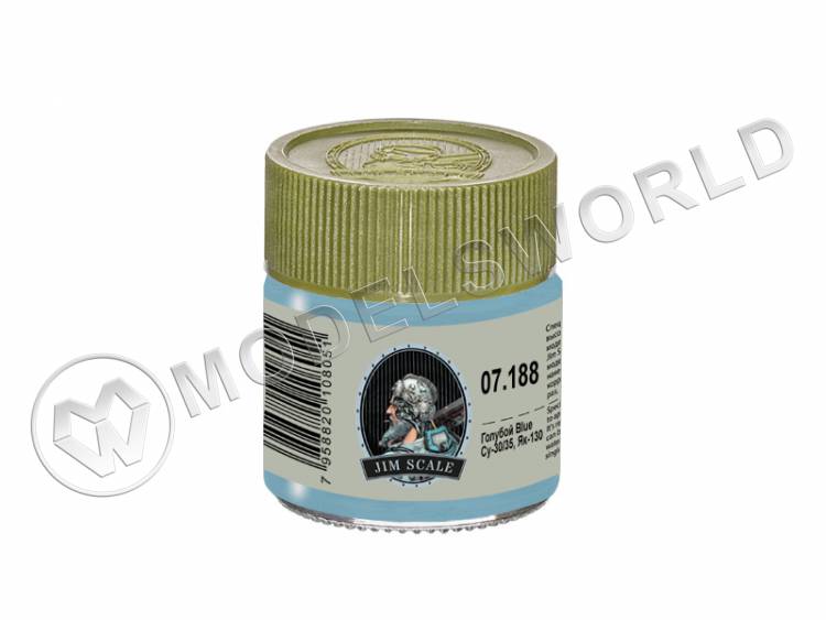 Спиртовая краска Jim Scale Небесно-голубой Sky Blue, 10 мл - фото 1
