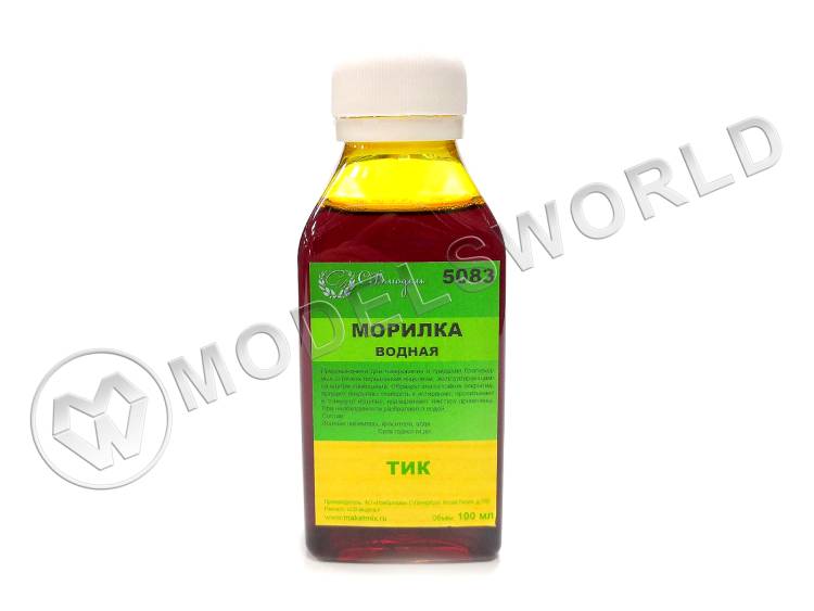 Морилка водная СВ Модель "Тик", 100 мл Морилка водная СВ Модель "Тик", 100 мл - фото 1
