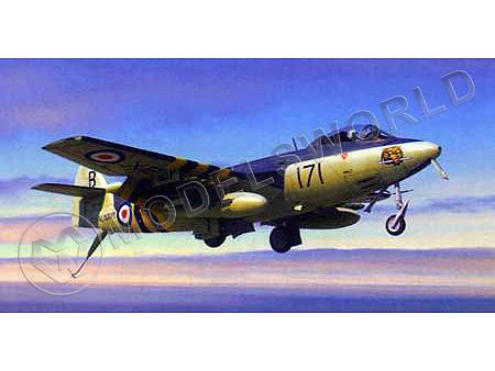 Склеиваемая пластиковая модель самолет "Си Хок" FGA Mk 6. Масштаб 1:48 - фото 1