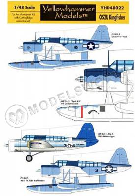 Декаль OS2U Kingfisher. Масштаб 1:48