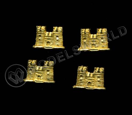 Декоративный элемент, крепость, 10 мм, металл 1 шт.