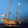 Набор для постройки модели корабля HMS ENDEAVOUR английский бриг, 1768 г. Масштаб 1:60