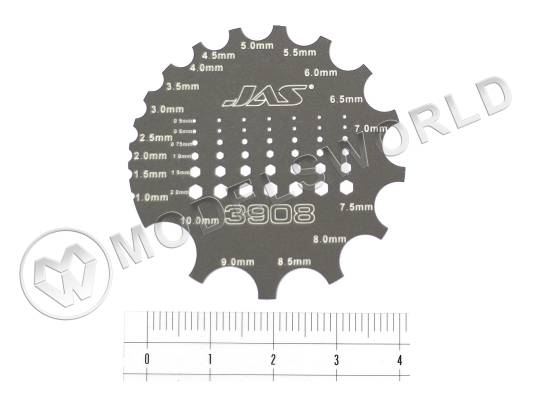 Скрайбер JAS цилиндрических поверхностей и формирования головок болтов и гаек, 2 шт