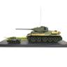 Готовая модель, Советский танк Т-34/85 в футляре в масштабе 1:35