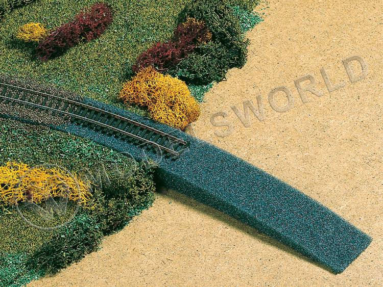 Подъем для моста (поролон).  Масштаб HO/TT/N - фото 1