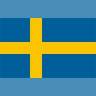 Шведы флаг. Размер 125х80 мм