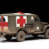Склеиваемая пластиковая модель Американский армейский медицинский автомобиль WC-54. Масштаб 1:35