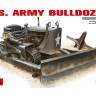 Склеиваемая пластиковая модель Армейский Американский Бульдозер. Масштаб 1:35