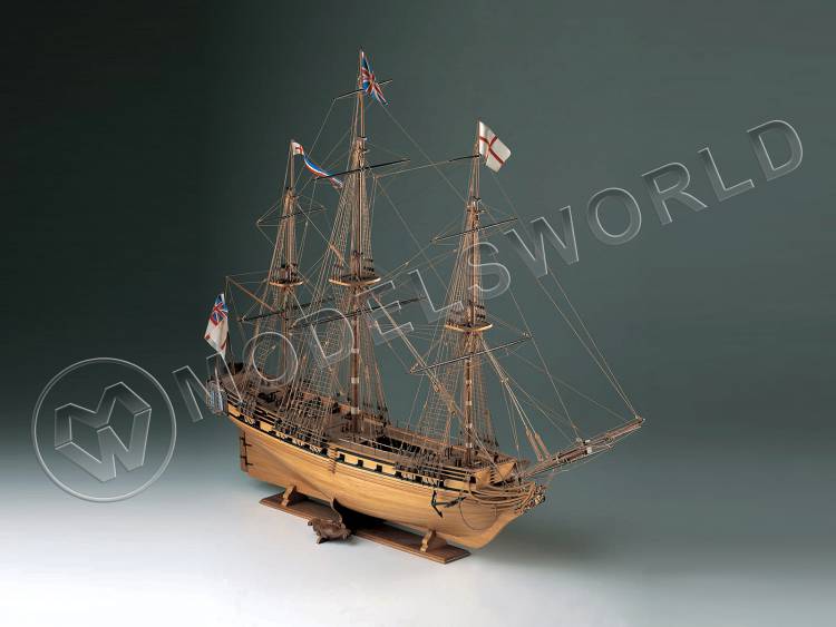 Набор для постройки модели корабля HMS UNICORN британский фрегат XVIII в. Масштаб 1:75 Набор для постройки модели корабля HMS UNICORN британский фрегат XVIII в. Масштаб 1:75 - фото 1