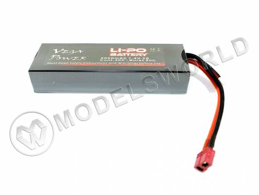 Акумулятор Li-Po 7.4V 2000mAh 2S 25C