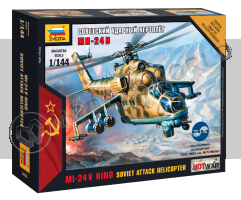 Советский ударный вертолет Ми-24. Масштаб 1:144