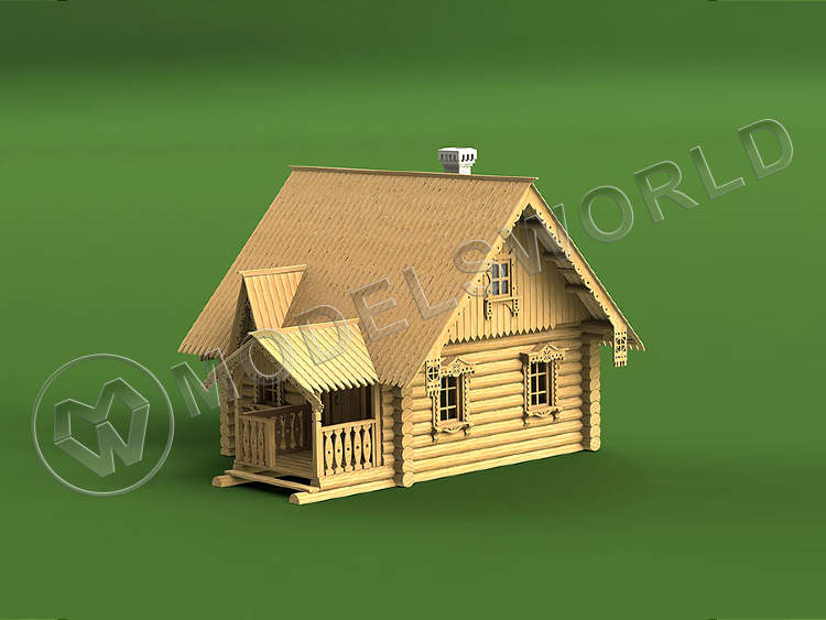 Набор для постройки модели Сторожевой домик, XIX век. Масштаб 1:72 - фото 1