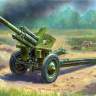 Склеиваемая пластиковая модель Советской 122-мм дивизионной гаубицы "М-30". Масштаб 1:35