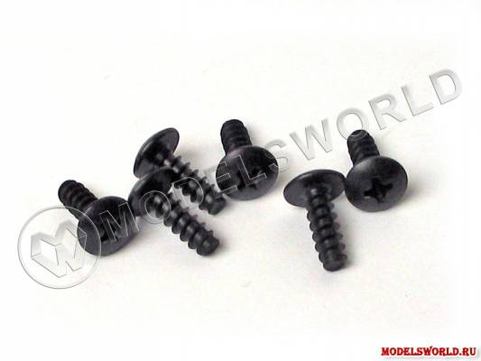 Винт 4*13, 6 шт, Round head tapping screw.