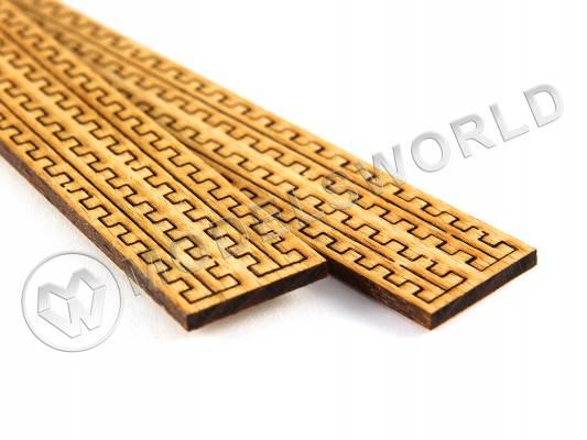 Рейки для решеток, бук, 300х2.5 мм, 4 шт