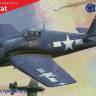Пластиковая модель Grumman F6F-5 Hellcat - палубный истребитель, US Navy Масштаб 1:72