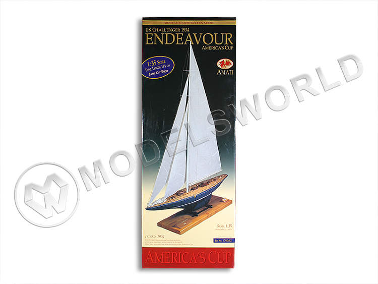 Набор для постройки модели крейсерской яхты ENDEAVOUR Англия, 1934 г. Масштаб 1:35 Набор для постройки модели крейсерской яхты ENDEAVOUR Англия, 1934 г. Масштаб 1:35 - фото 1