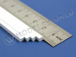 Полоска пластиковая 3.2х3.2 мм, 6 шт