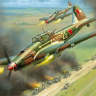Склеиваемая пластиковая модель Самолет "Ил-2" образца 1942 года. Масштаб 1:72