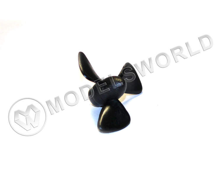 Винт нейлоновый трехлопастной левый, 30 мм, 1 шт - фото 1