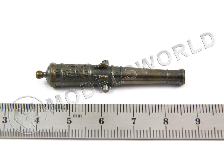 Пушка Испанского образца, полностью обработанная, 47.5 мм., с декором - фото 1