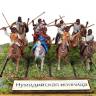 Готовая модель, миниатюра "Нумидийская конница" 8 фигур в масштабе 1:72
