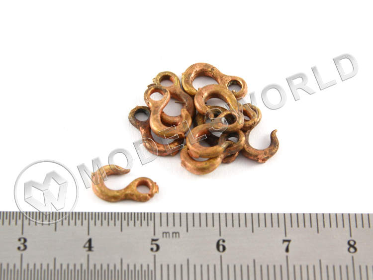 Гак. Отливка. Длинна 11 мм, 10 шт Гак. Отливка. Длинна 11 мм, 10 шт - фото 1