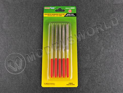 Набор алмазных надфилей Master Tools, 140 мм